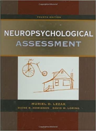 Neuropsychological Assessment, Fourth Edidtion